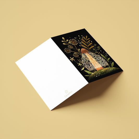 Tækifæriskort opnanlegt - Brúðarsveppur