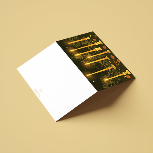 Tækifæriskort opnanlegt - Kertaljós