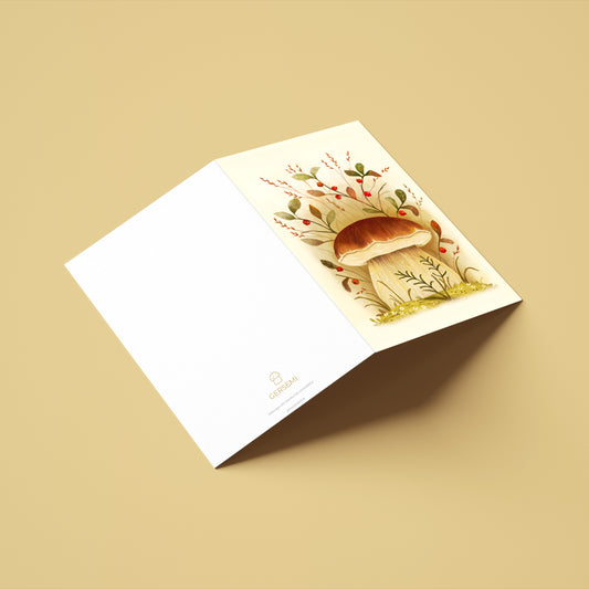 Tækifæriskort opnanlegt - Kóngssveppur