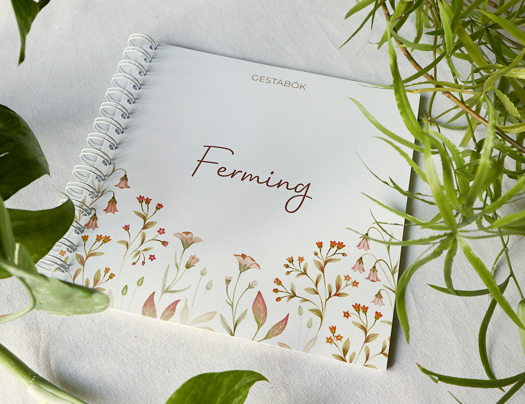 Gestabók ferming bleik