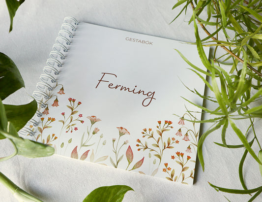 Gestabók ferming bleik