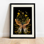 Veggspjald - Grænir fingur