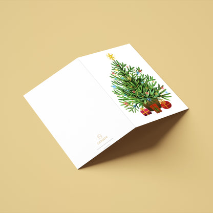 Tækifæriskort opnanlegt - Jólatré