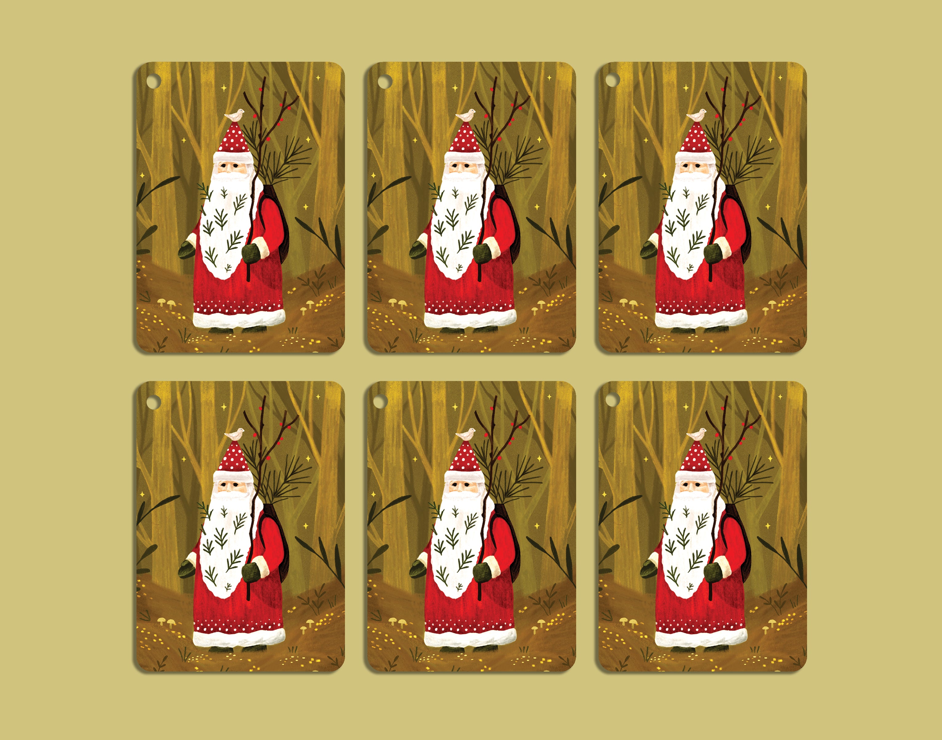 Jólamerkimiðar - Skógarsveinn