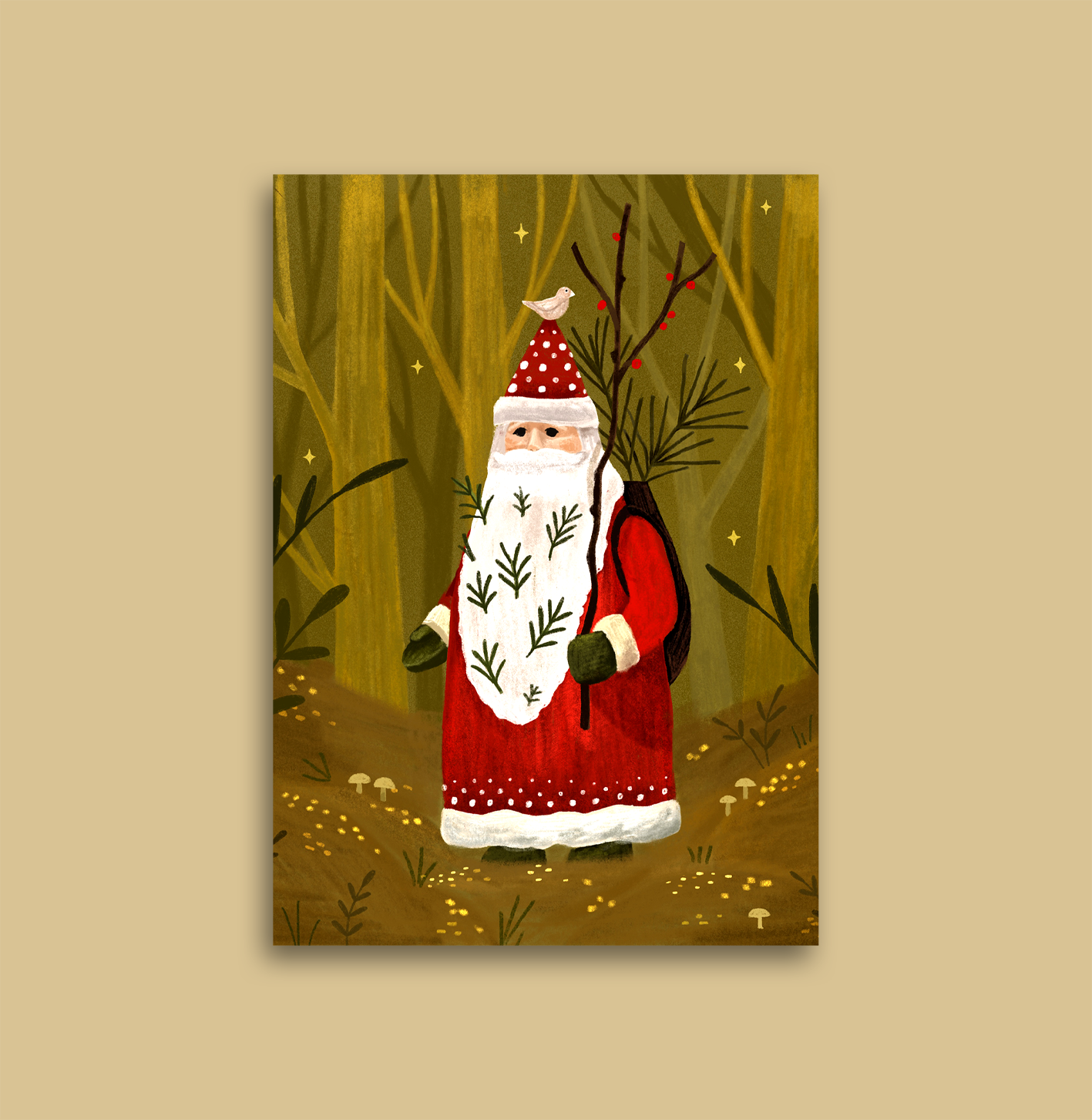 Jólakort - Skógarsveinn