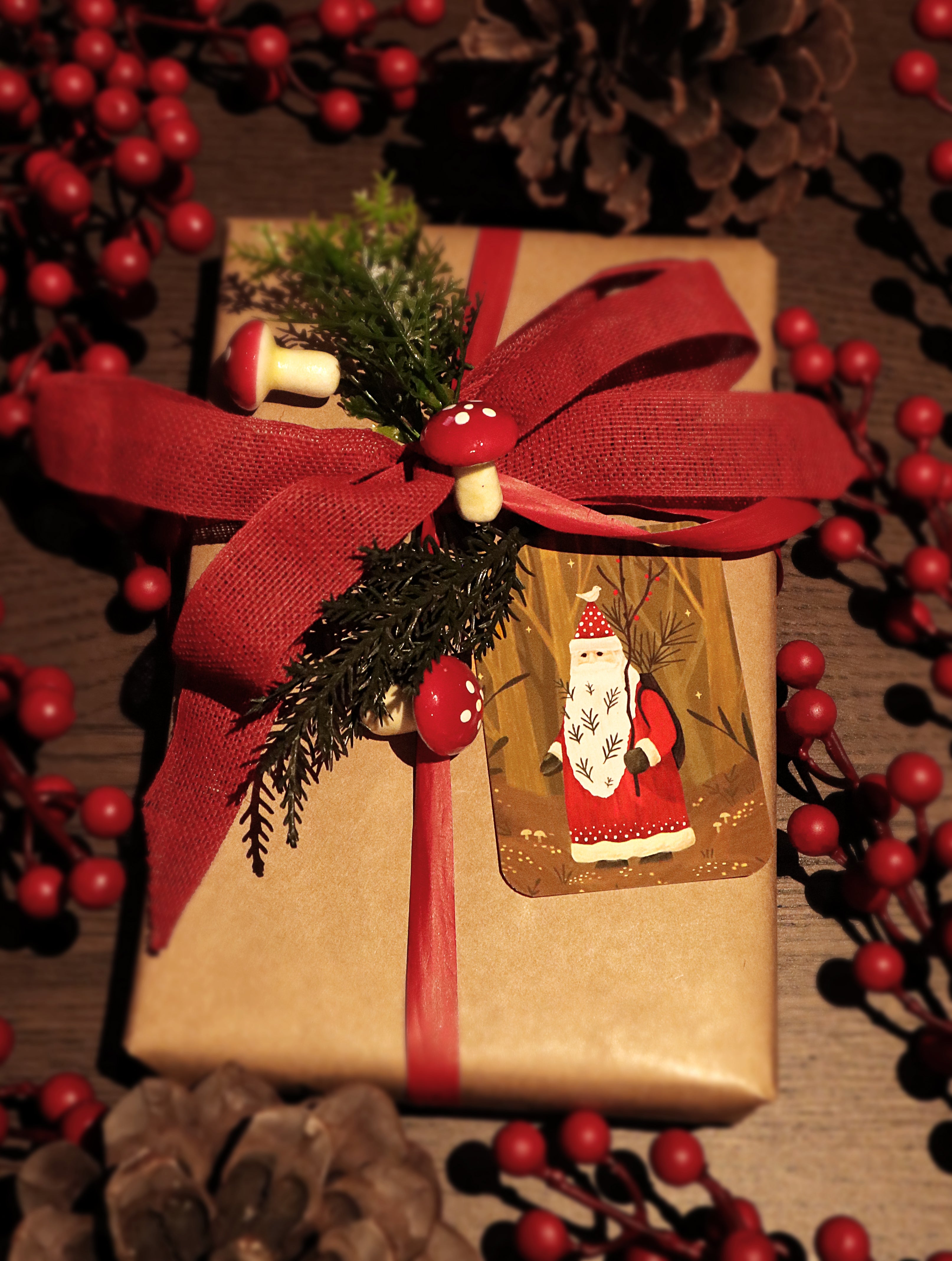 Jólamerkimiðar - Skógarsveinn