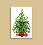 Tækifæriskort opnanlegt - Jólatré