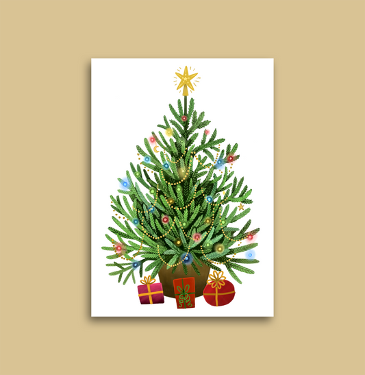 Tækifæriskort opnanlegt - Jólatré