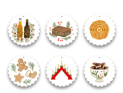 Jólamerkimiðar - Íslensk jól
