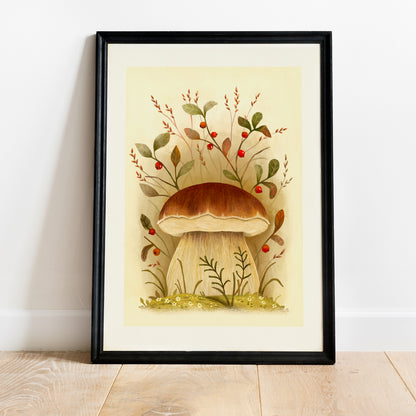 Veggspjald - Kóngssveppur