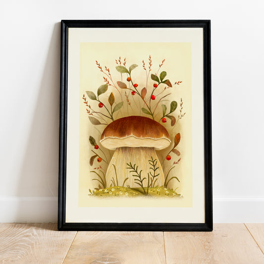 Veggspjald - Kóngssveppur