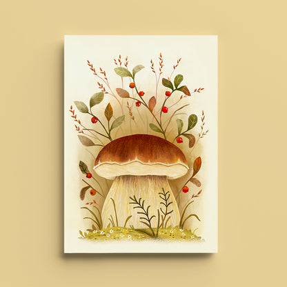 Tækifæriskort opnanlegt - Kóngssveppur