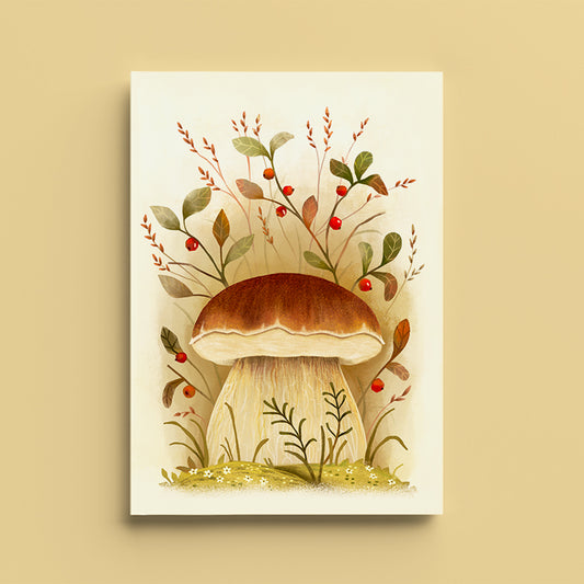 Tækifæriskort opnanlegt - Kóngssveppur