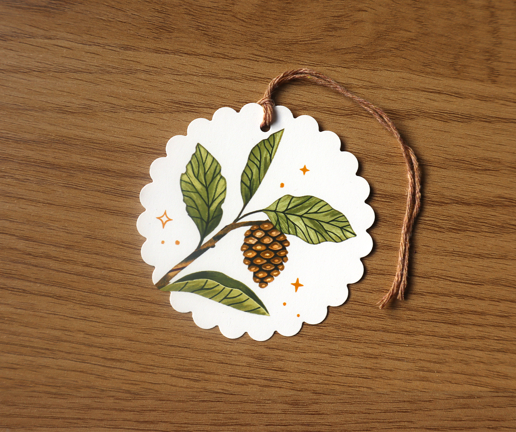 Merkimiði - Köngull