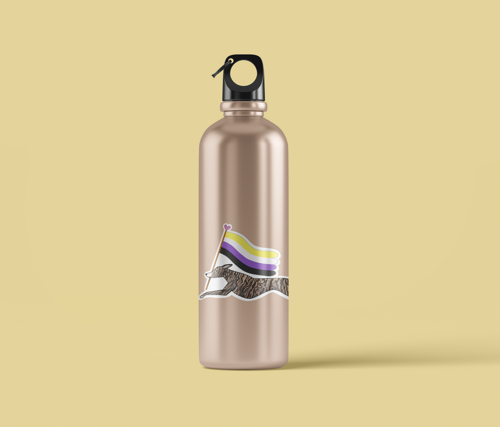 Límmiði - Kynsegin fáni